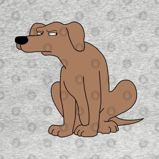 Suspicious Dog by GraphicBazaar